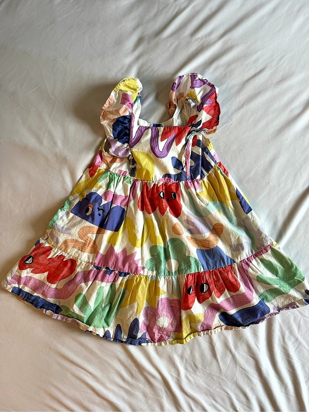 H&M Liunic x H&M Conscious Choice dress Girls 3T Multicolor Abstract Dress